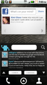 Facebook and Twitter widgets are EXTREMELY useful