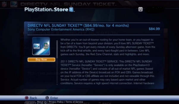 nfl x ps3 sunday ticket