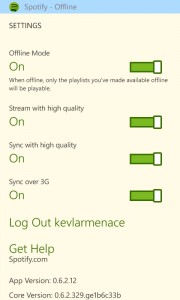 spotify settings