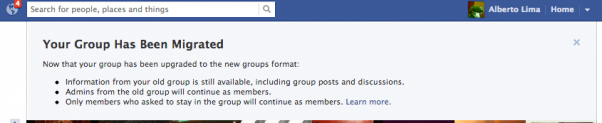 Facebook Groups Migrated
